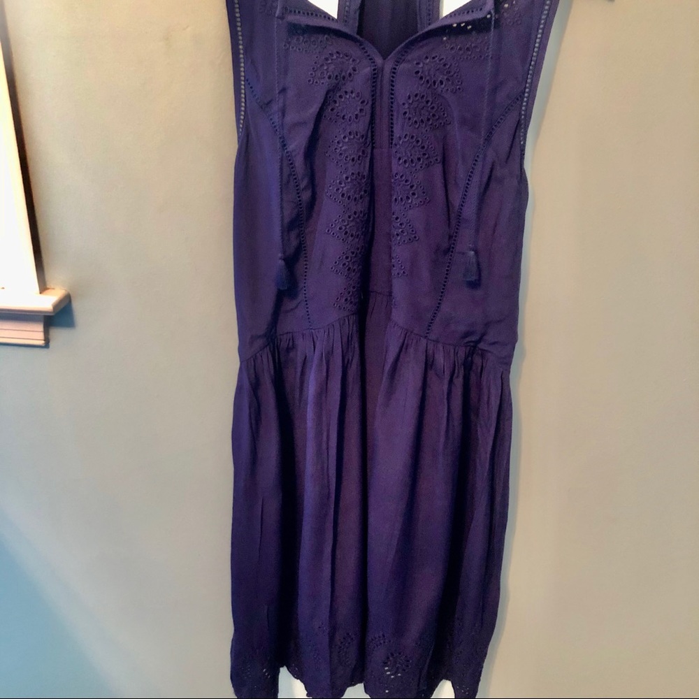 LOFT Purple Dress - Picture 2 of 8